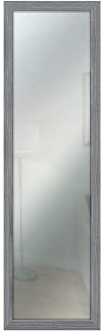 Lupia - Specchio da parete MIRROR SHABBY CHIC 38x121 cm colore Grigio, specchiera per camera da letto, soggiorno, ingresso, verticale o orizzontale