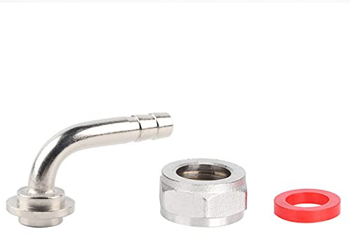 Kuuleyn Raccords De Robinet De Brassage De Bière Cordier De Bière Crue Écrou Coudé Barb Ligne De Bière Raccord De Raccord avec Kit De Joint De Rondelle D'étanchéité pour la Plupart des Fûts