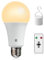 Dufuso Glühbirne mit Batterie, Einstellbares Notlicht, Fernbedienungsfunktion, LED im Innen- und Außenbereich, Geeignet für Stromausfall zu Hause oder im Freien (1 Stück)