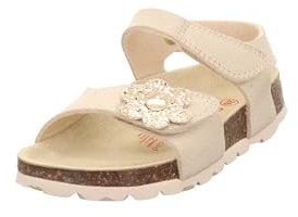 Superfit Mädchen Fussbettpantoffel Sandale, Gold 9710, 36 EU Weit