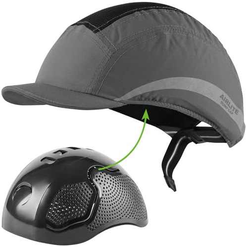 GREEN DEVIL Berretto da baseball con visiera di sicurezza, per uomo e donna, leggero e traspirante