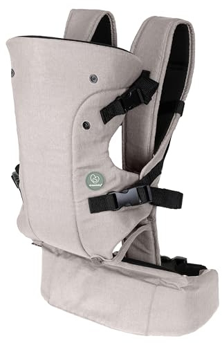 Dreambaby Journey Adjustable 3-in-1 Baby Carrier for Newborn to Toddler up to 15kg - Comfortable, Versatile & Ergonomic for Mum or Dad