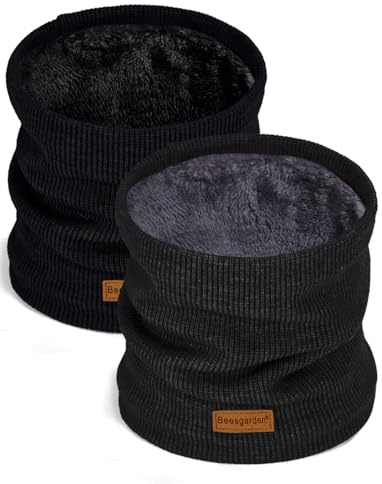 Beesgarden Scaldacollo In Pile per Uomo e Donna, Sciarpa Scaldacollo Invernale a Termica Antivento per Trekking Scooter Bici Moto Mtb Corsa Sci Sportivo Ciclismo