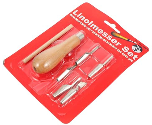 Mipcase Set de Couteaux de Sculpture DIY avec Spatule Peinture Manche Ergonomique pour Dessin sur Toile Gravure et Modelage Artistique