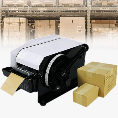 Kraftpapper tejpdispenser, halvautomatisk våtkartong tätningsmaskin, vattenaktiverad tejp för effektiv förpackning och frakt, enkel användning och pålitlig prestanda