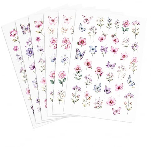 Print4Life 20 Sheets of A4 Water Slide Film - Inkjet Printer - Inkjet Printer - Model Making, Nail Design, DIY, Ceramics - Transparent - Print Precise Decals Yourself