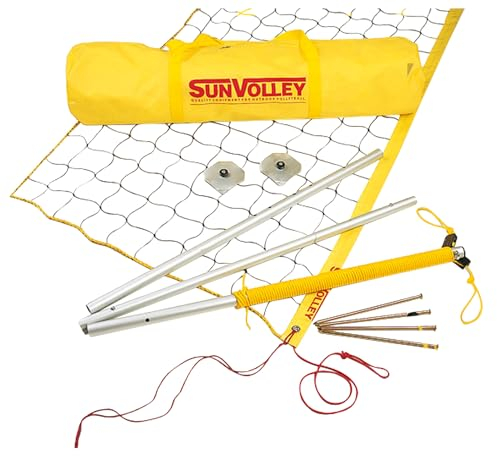 SunVolley® Beach-Volleyball-Anlage LC Set, Ohne Spielfeldmarkierung