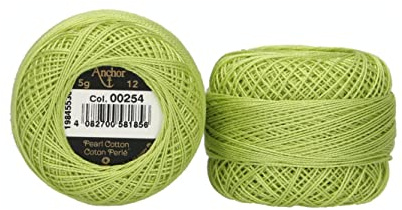Anchor Perla, Grosor: 12, Longitud: 5G, Longitud: 56M 254 Hilos De Bordar