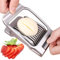 Rebanador de Huevos Duros,Pelador Huevos Corta Cocidos Huevos Duros Cortador de Eggs Setas Cutters Acero para Emparedado sándwiches Ensalada de champiñones