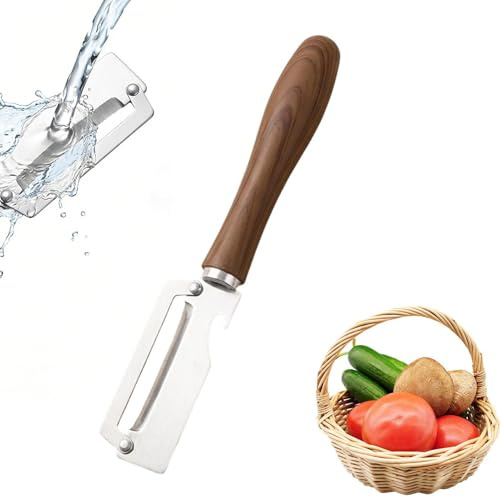 Pelapatate per Cucina,Pelatore E Affettatrice In Acciaio Antiruggine | Sbucciatore Alimentare Manuale E Affettaverdure,per, cavolo, frutta, ananas, canna da zucchero, casa, appartamento, campeggio,