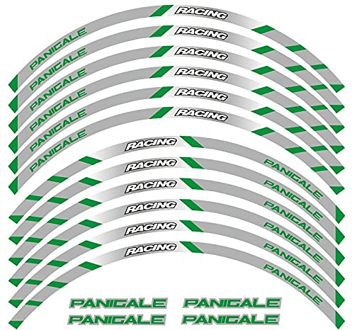 Motorcykelhjuldekaler För D&uc&ati PANIGALE 959 1199 V4 1299 899 | Förstärker det sportiga utseendet, förbättrar sikten i mörker och ger en touch av stil.(Multi-colored 13)