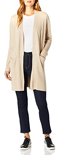 Splendid Women's Cashmere Blend Sweater — Retreat Cardigan — Light Oatmeal — X-Large