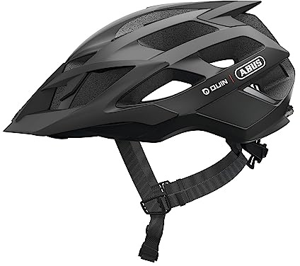 ABUS MOVENTOR Quin Fahrradhelm, Schwarz (Velvet Black), L