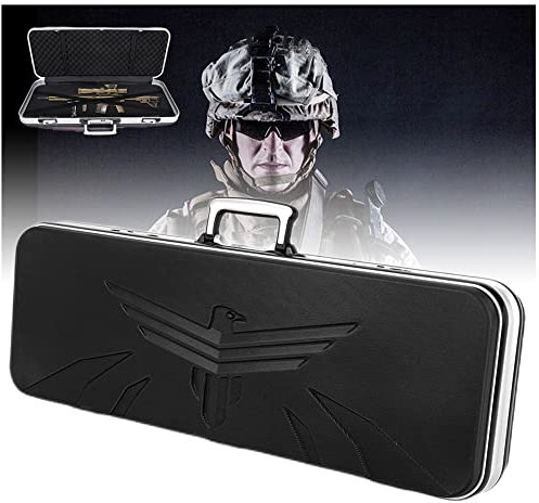 Waffenkoffer Für Gewehr Pistole Kurzwaffen Mit 1 Zahlenschlössern Schaumstoffpolsterung Gewehrkoffer Jagdkoffer Flintenkoffer Kamera Digital Zubehör Für Transport Lagerung