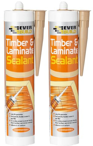 Everbuild Timber and Laminate Sealant, Pine, 290 ml (Pack of 2)