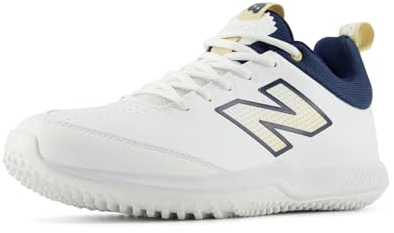 New Balance CK4020 Cricket Shoes - White/Navy/Cream Size 11