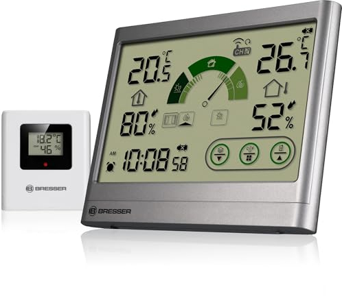 BRESSER Termo-Higrómetro con Recomendación de Ventilación VentAir H