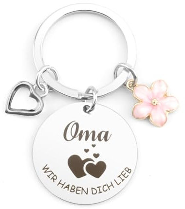 Oma Geschenk für Oma Adventskalender Füllung Muttertagsgeschenk für Oma Von Enkel Enkelin Oma Hab Dich Lieb Schlüsselanhänger Oma Geschenk Geburtstag Beste Oma Geschenke für Oma Geburtstagsgeschenk
