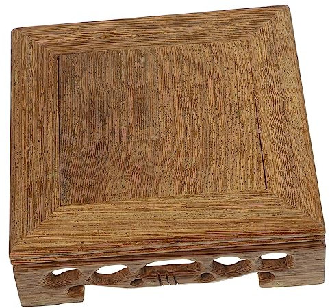 ifundom Base per Vasi in Legno Espositore per Fioriere Supporto per Vasi da Base per Trofei Portavasi Espositore per Artigianato