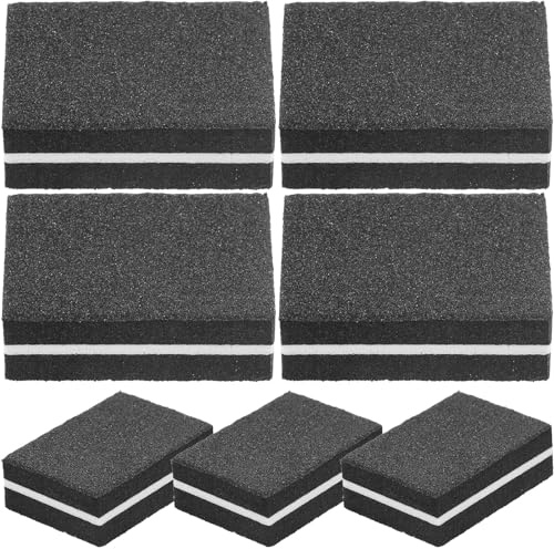 DECORNIJIA 50 piezas Bloque Pulidor Uñas Doble Cara para Manicura y Pedicura y Portátil para Lijar y Brillo Profesional y Doméstico