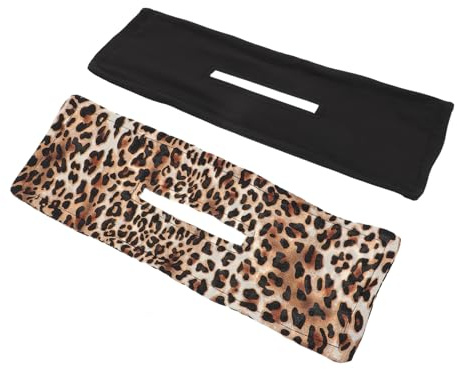 AUTSUPPL Bandeaux pour Cheveux en Tissu Noir 2pcs, Créatrice de Chignons Facile à Utiliser en Polyester, Style Quotidien Élégant et Pratique