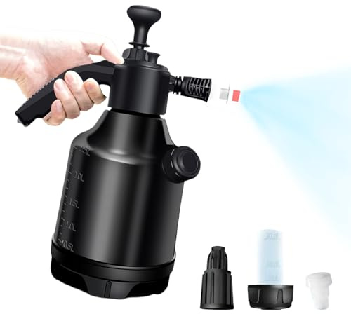 Genérico Skumspruta med pump, tryckskumburk 3 liter, bevattningsburk genom nebulisering | för bilar, badrum, trädgård, bondgård och jordbruk