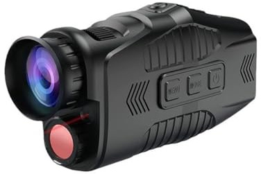 Videocamera notturna digitale QHD da 2,5 K con zoom 5X e infrarossi senza bagliore, raggio di osservazione 299,9 m con illuminatore regolabile da 850 nm, monoculare compatto per caccia, fauna