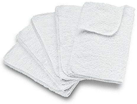 Kärcher Frotteetücher, breit, passend für große Bodendüse von Kärcher Dampfreiniger, 5 Stück