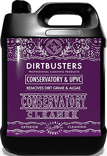 Dirtbusters UPVC PVCU & Conservatory Cleaner For Roofs, Clean & Restore Roofing, Panels, Doors, Window Frame, Facias, PVC & Plastic (5L)