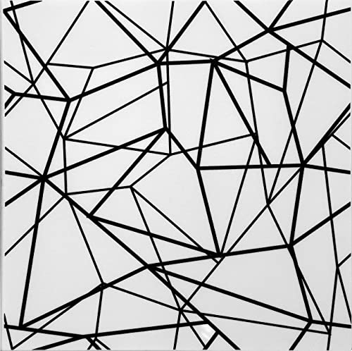 Paneele aus Polystyrol XPS, Deckenpaneele, 3D Wandpaneele, Styropor Dekoren, Decken Retro Vintage Wandverkleidung, 3mm dick - 50x50cm (20m²-80 Stück, GL5 ANT-CZ)