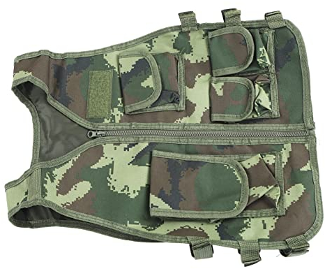 Jerys Schießweste, Sport-Schießweste aus Hochdichtem 600D-Oxford-Stoff mit 4 Taschen für Zum Wandern