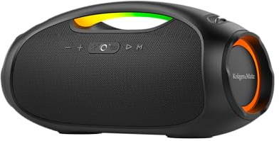 Kruger&Matz trådlös Bluetooth-högtalare Street X-BASS effekt 60 W IPX6 skydd RGB-bakgrundsbelysning KM0572