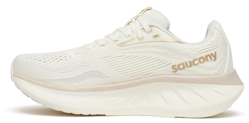 Saucony Women's Ride 18 Sneaker, Vanilla, 8.5
