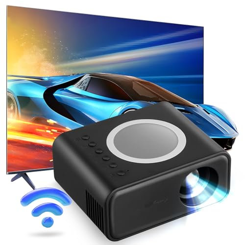 Vehoukli Full HD 1080P Mini videoproiettore portatile per smartphone/HDMI/USB/AV/Fire Stick/PS5