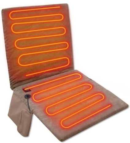 Cuscino del Sedile Riscaldato, Cuscino per Sedile Riscaldato Portatile, Cuscino per Sedile Riscaldato Regolabile in 3 modalità, Sedie da Campeggio Riscaldate in Inverno per Adulti