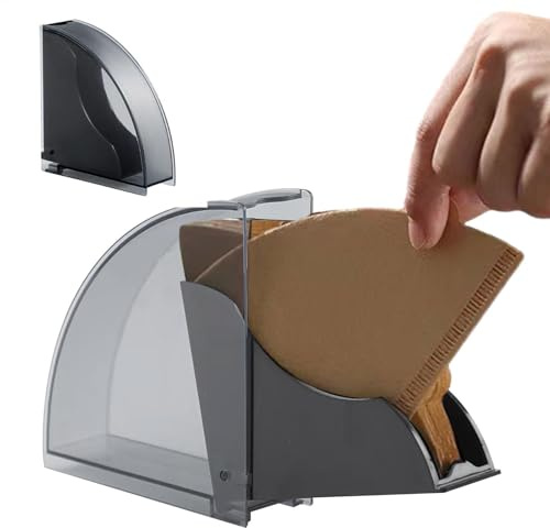 Porta filtro caffè, scatola filtro per caffè, scatola filtro antipolvere – carta acrilica, per bevande per casa, studio,