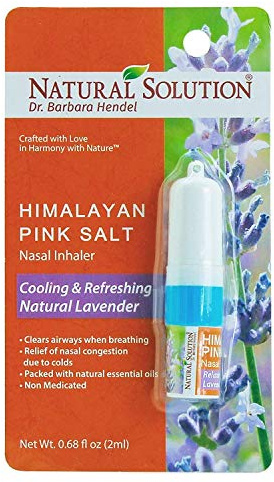 LAVENDER NETI INHALER Sinus & Lung Relief. HIMALAYAN SALT AIR! Respiratory Wellness. Clearing, Healing Ions Aromatherapy. Handy Portable