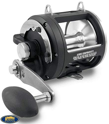 Lineaeffe - Rapid Lever Drag - Mulinello Rotante da Pesca a Traina Robusto e Potente - Con Corpo in Grafite - Bobina in Alluminio - Trattato Anti-Salsedine per Prevenire l'Usura