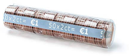 Monetique L250TC002 Münzhüllen, 0,02 Euro, 250 Stück