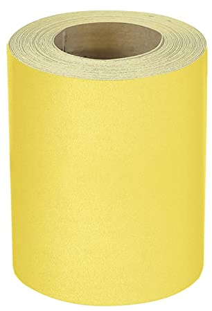 Mirka Yellow Schleifpapier Schleifrolle / 93mm x 5m / 1 Rolle / P150 /Schleifen von Hartholz, Weichholz, Farbe, Spachtel, Kunststoff