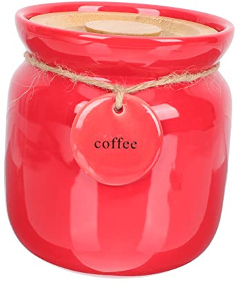 Alipis Barattolo Per Conservare i Chicchi Di Caffè Barattolo Per Tè Coperchio Incluso Adatto Per Cucina Conservazione Di Alimenti Secchi