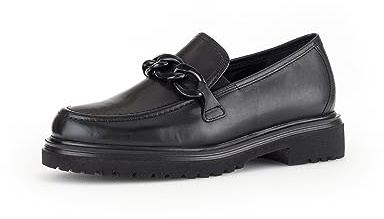Gabor Femme Chaussures Basses | Dame Mocassin,Chaussons | Semelle intérieure Amovible | Chaussures d'affaires | Noir (Schwarz) / 02 | 38 EU - 5 UK