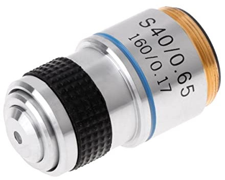 Mikroskop mikroskop objektiv 4 x 10 x 40 x 100 x Achromatic objektiv objektiv som passar för biologiskt mikroskop (40X)