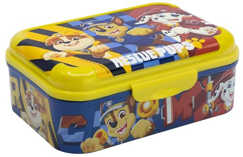 Stor Boîte à Sandwich Pat' Patrouille Enfant 1423ml - Lunch Box Plastique Résistante Sans BPA avec Couvercle Décoré pour École et Sorties, Neutre