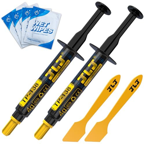 JLJ Wärmeleitpaste CPU Paste Wärmeleitpaste Kühlkörper für IC/Prozessor/CPU/Xbox, hohe Wärmeleitfähigkeit, Lange Haltbarkeit, sichere Anwendung, Nicht leitend (8G)