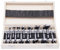 15PCS Professional Wood Forstner Drill Bit Set Metric 10-50mm High Carbon Steel,Flat Wing Drilling Hole Hinge Cemented Carbide Carbon High Speed Steel Woodworking Drill Punching Bit with Round Shank