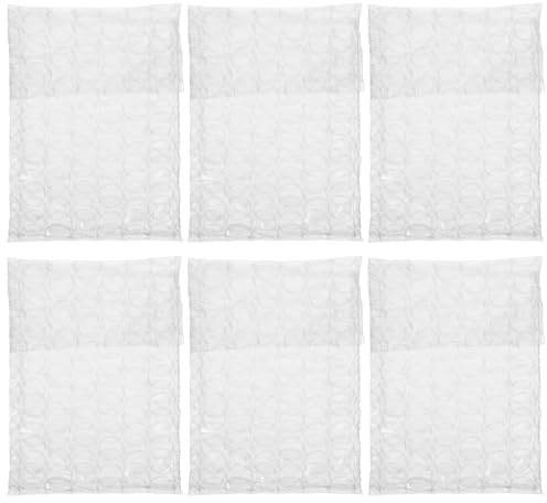 WOONEKY Buste Imbottite Pluriball 6x8+3 Cm Doppio Strato 50 Pezzi, Sacchetti Plastica Autoadesivi Spessore Rinforzato per Spedizioni Protette, per Gioielli e Piccoli Accessori