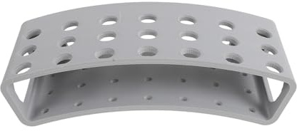 GAROZATION Soporte para Dardos de Pared de Plástico Gris para 21 Dardos Punta Blanda, Estante Compacto y Estable para Organización en Sala de Juegos y Almacenamiento Deportivo