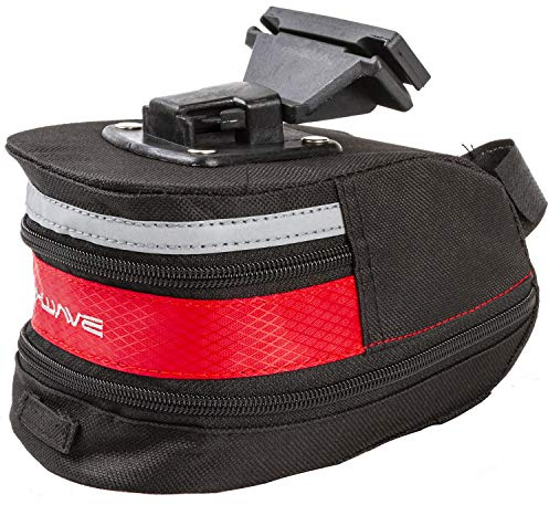 M-Wave , Bolsa Sillín Bicicleta Tilburg S Unisex Adulto, Rojo (Red), 180 X 115 X 105 Cm