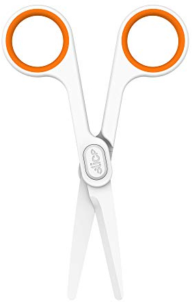 Slice 10544 | Keramikschere beidhändig nutzbar | Extrem Scharf durch unser patentiertes Schleifverfahren | Frei von BPA, Phthalaten oder Blei